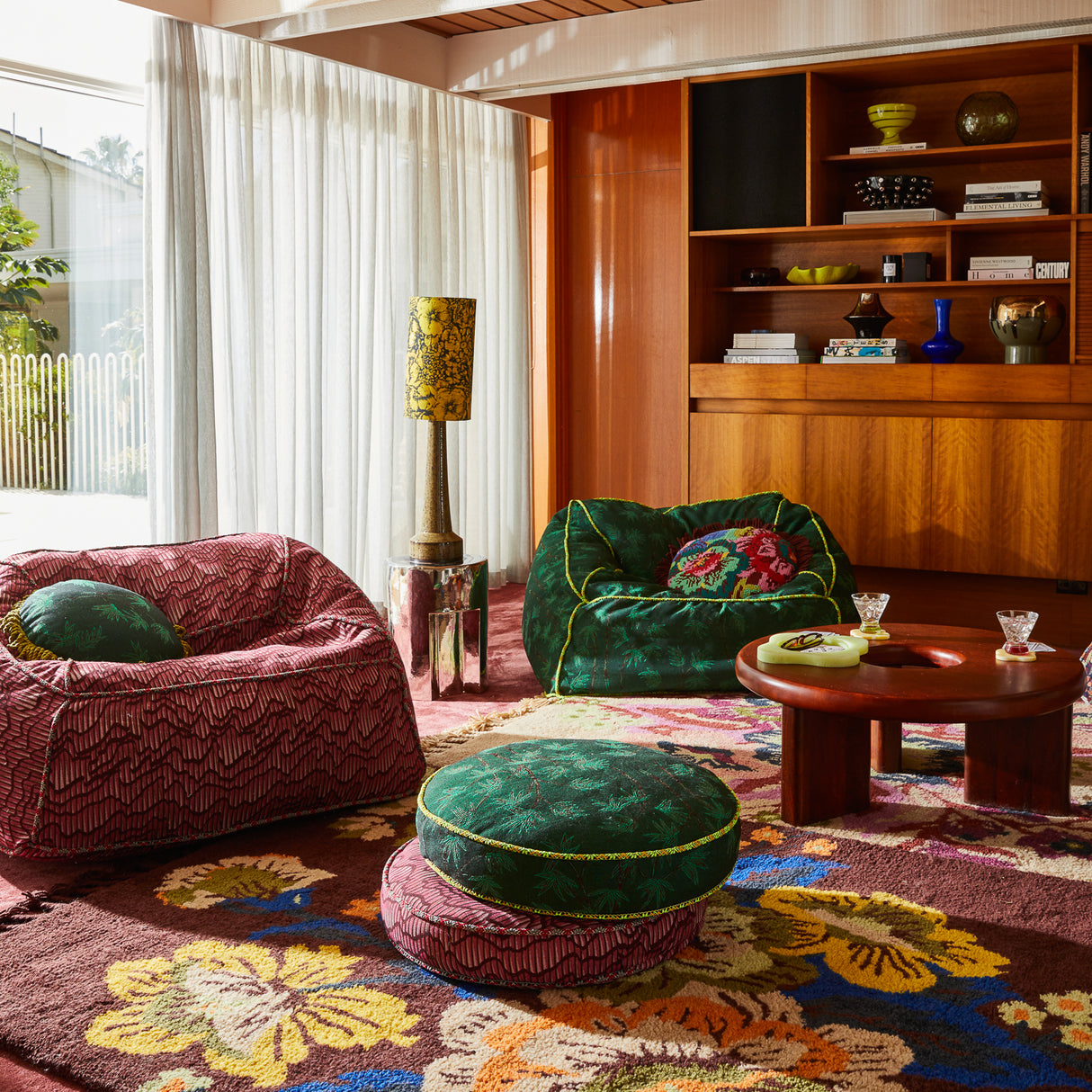 Aneta Jacquard Floor Cushion