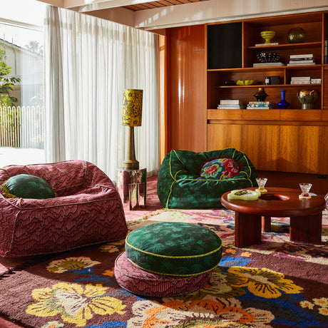 Aneta Jacquard Floor Cushion