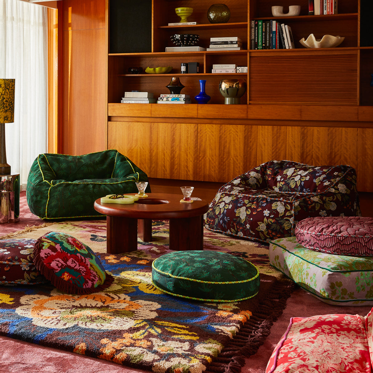 Aneta Jacquard Floor Cushion