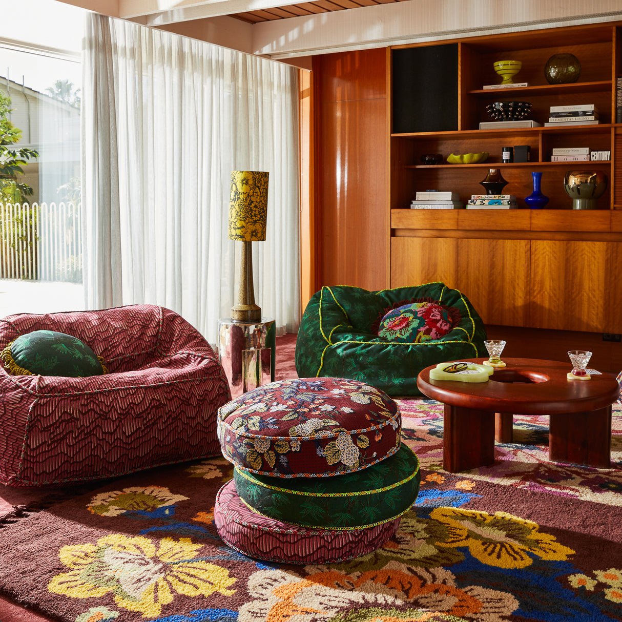 Heidi Jacquard Floor Cushion