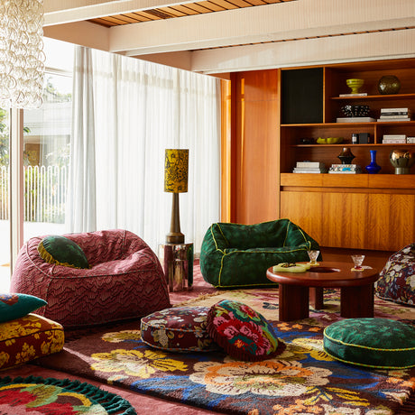 Heidi Jacquard Floor Cushion