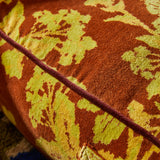 Hazel Velvet Floor Cushion - Russet