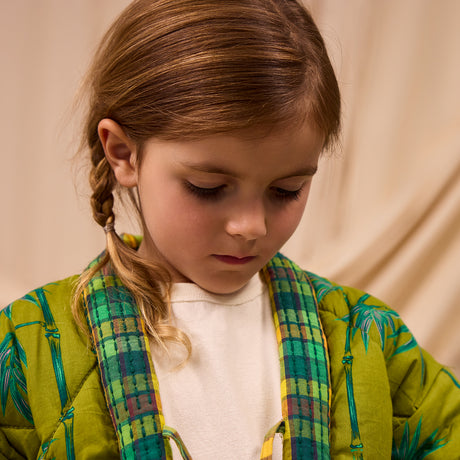 Aneta Kids Quilted Jacket - Juniper 3
