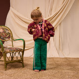 Aneta Kids Quilted Jacket - Rosewood 3