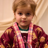 Aneta Kids Quilted Jacket - Rosewood 3