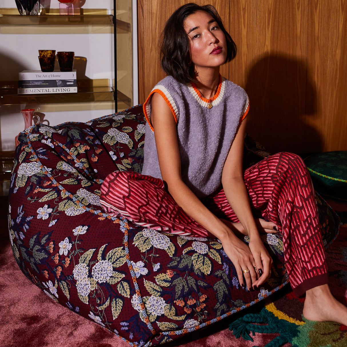 Heidi Jacquard Lounger Cover