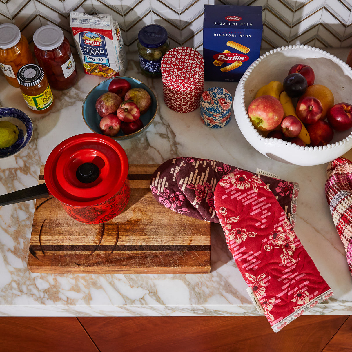 Marta Oven Mitt Set