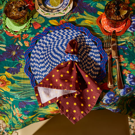 Marzena Napkin Ring - Ultramarine