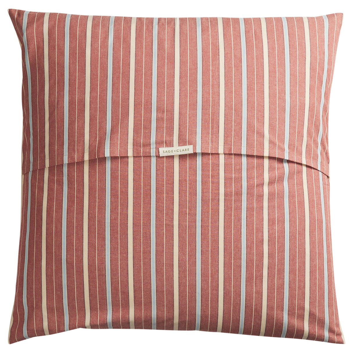 Leon Cotton Euro Pillowcase Set - Burnt Sienna