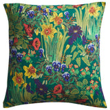 Babette Linen Euro Pillowcase Set - Verdant