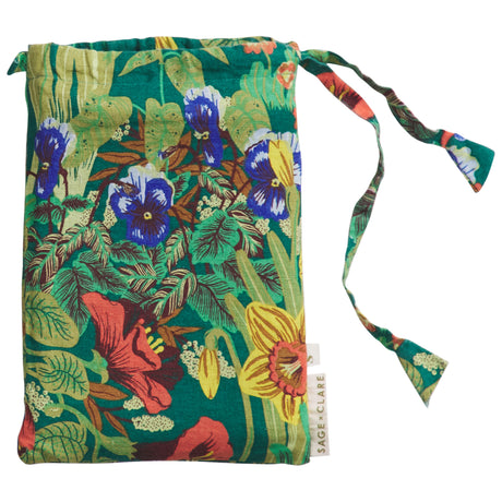 Babette Linen Euro Pillowcase Set - Verdant