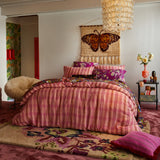 Heidi Linen Euro Pillowcase Set - Mulberry