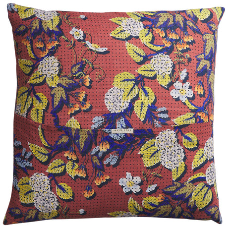 Heidi Linen Euro Pillowcase Set - Burnt Sienna