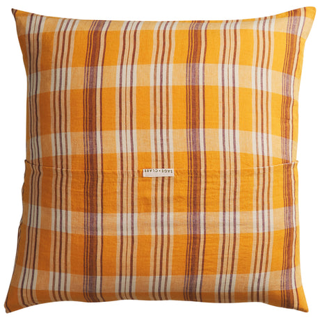 Nicolette Linen Euro Pillowcase Set - Marigold