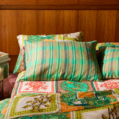 Nicolette Linen Pillowcase Set - Juniper Standard