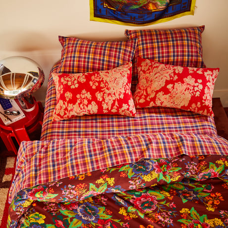Stela Cotton Pillowcase Set - Pansy Standard