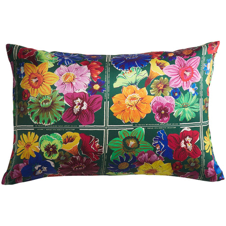 Ines Silk Pillowcase - Verdant Standard
