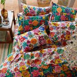 Ines Cotton Pillowcase Set - Verdant Standard