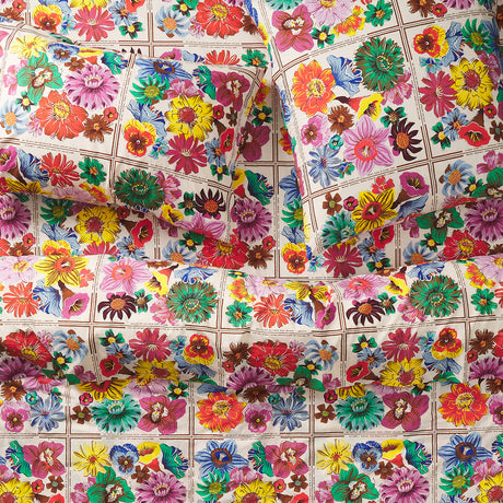 Ines Cotton Pillowcase Set - Porcelain Standard