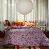 Agata Cotton Pillowcase Set - Vermillion Standard