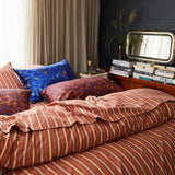 Andrea Linen-Silk Pillowcase - Ultramarine Standard