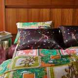 Andrea Linen-Silk Pillowcase - Rosewood Standard