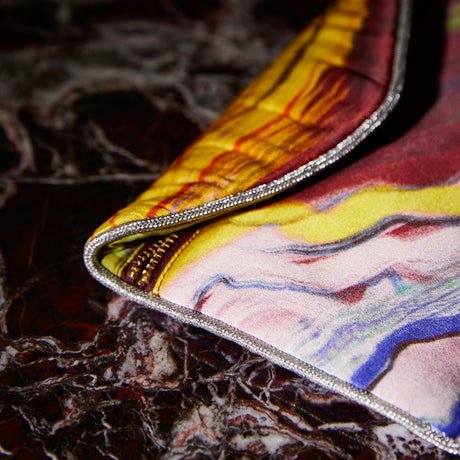 Zoi Silk Pouch - Ultramarine