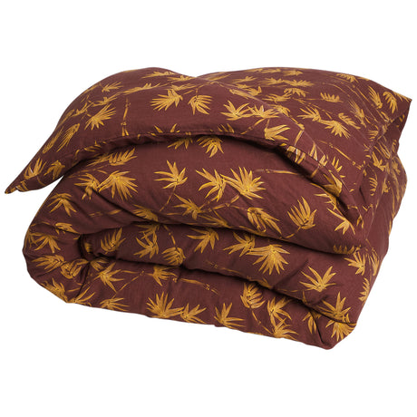 Aneta Linen Quilt Cover - Rosewood Queen