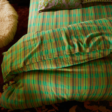 Nicolette Linen Quilt Cover - Juniper Single