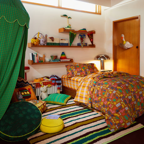 Teo Cotton Quilt Cover Single