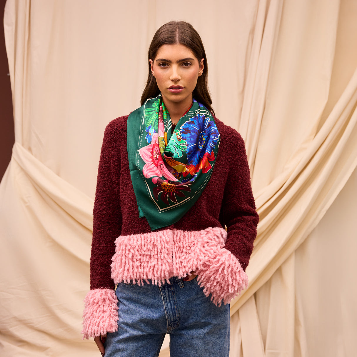 Ines Silk Scarf