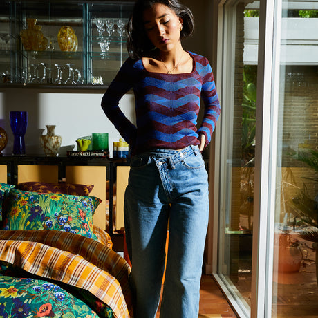 Ingrid Knit Top - Rosewood XS