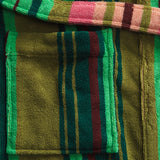 Nicolette Towelling Robe - Juniper