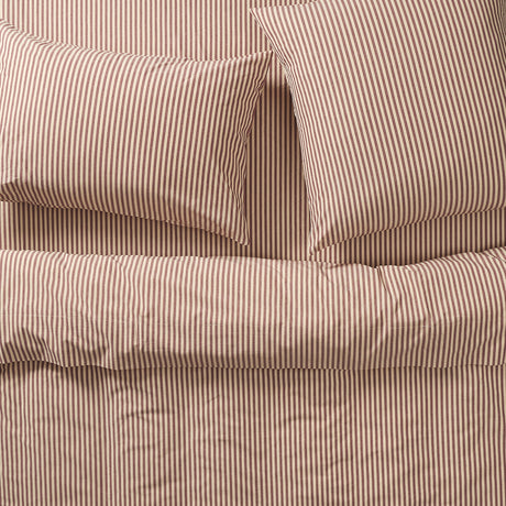 Cordell Cotton Euro Pillowcase Set - Rosewood