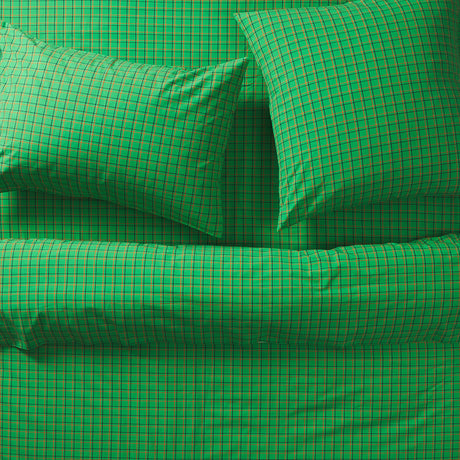 Cosmin Cotton Pillowcase Set - Spring Green Standard