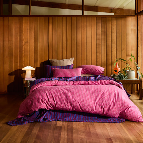 Cosmin Cotton Quilt Cover - Pansy Single
