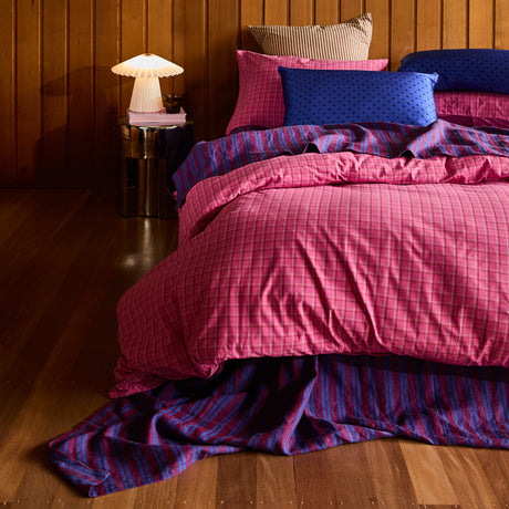 Cosmin Cotton Quilt Cover - Pansy Single