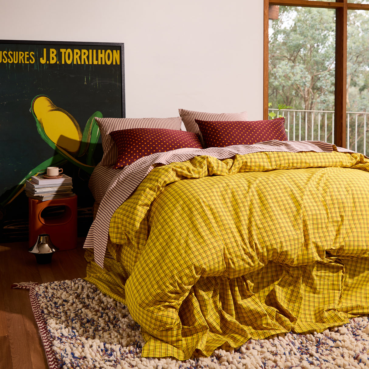 Cosmin Cotton Quilt Cover - Medallion Single