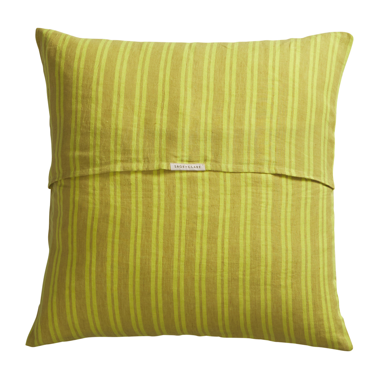 Nadine Linen Euro Pillowcase Set - Olive