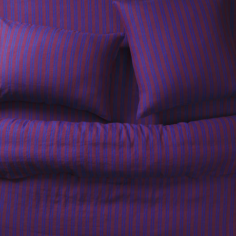 Nadine Linen Euro Pillowcase Set - Burnt Sienna
