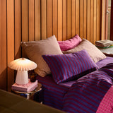 Nadine Linen Pillowcase Set - Burnt Sienna Standard