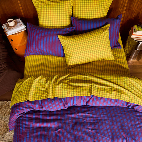 Nadine Linen Pillowcase Set - Burnt Sienna Standard