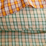 Marquis Linen Quilt Cover - Jade