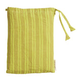 Nadine Linen Pleated Valance - Olive Queen