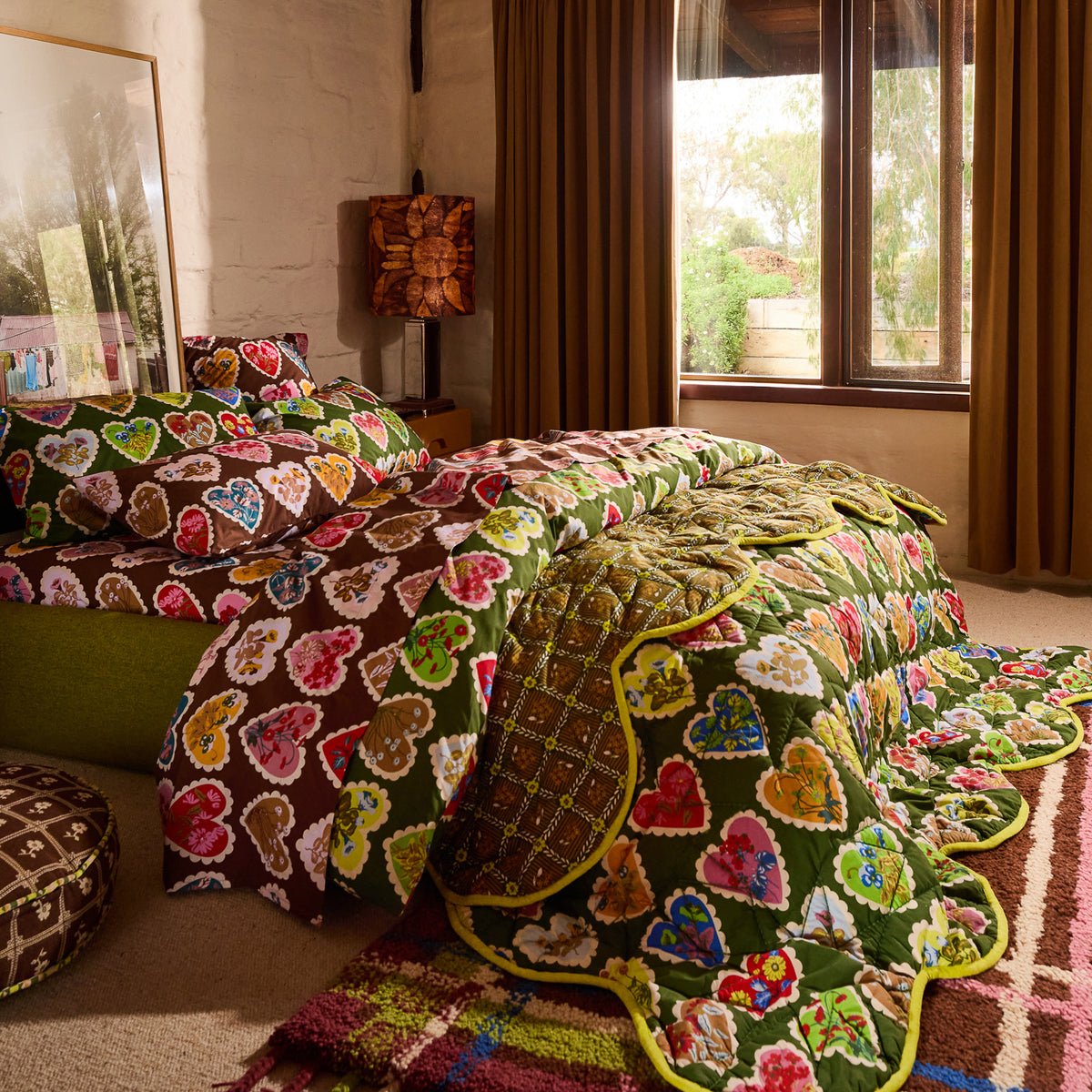 Loretta Scalloped Coverlet