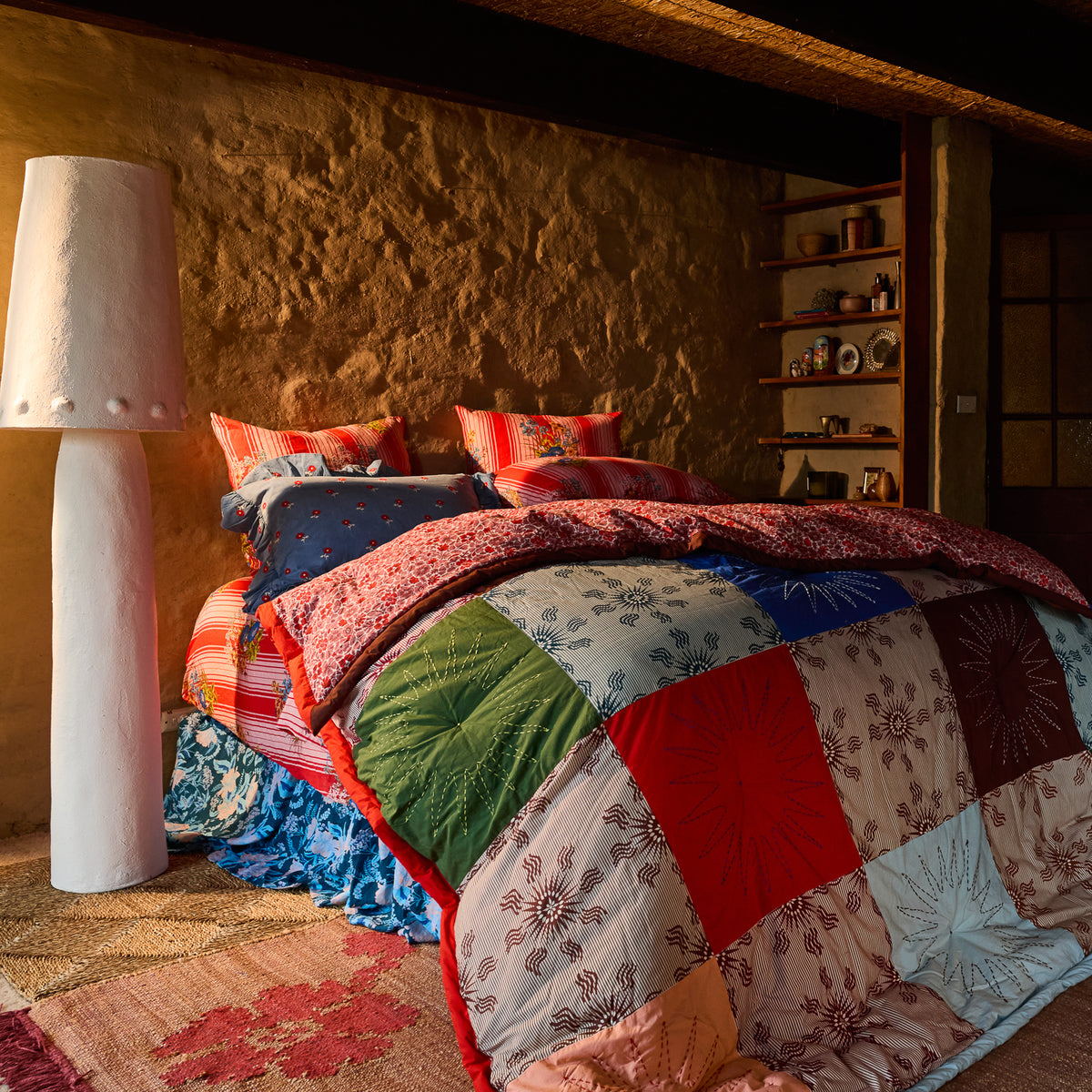 Savannah Patchwork Bedcover