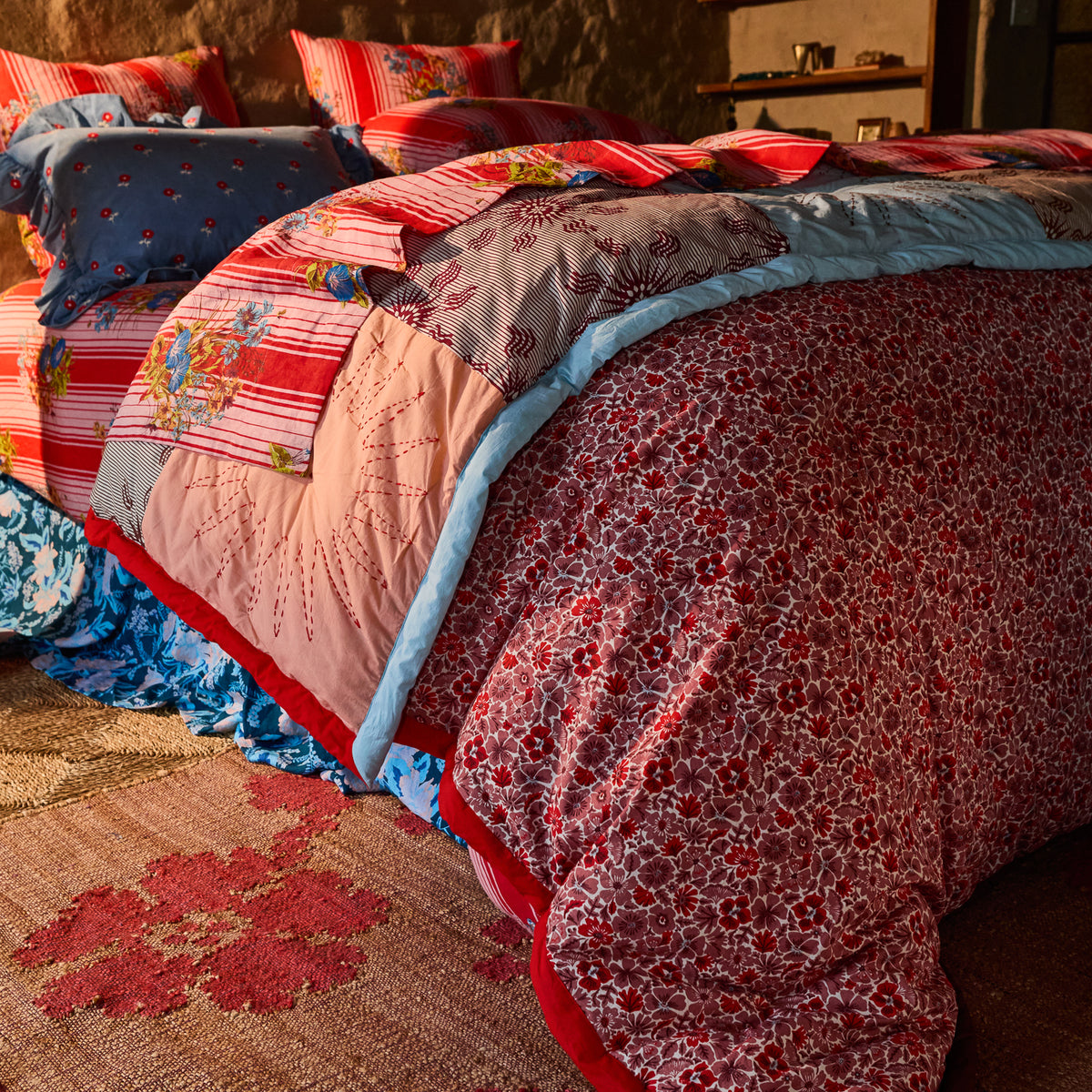 Savannah Patchwork Bedcover