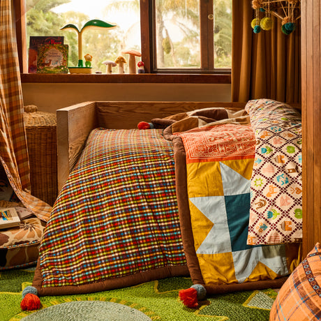 Faye Patchwork Bedcover