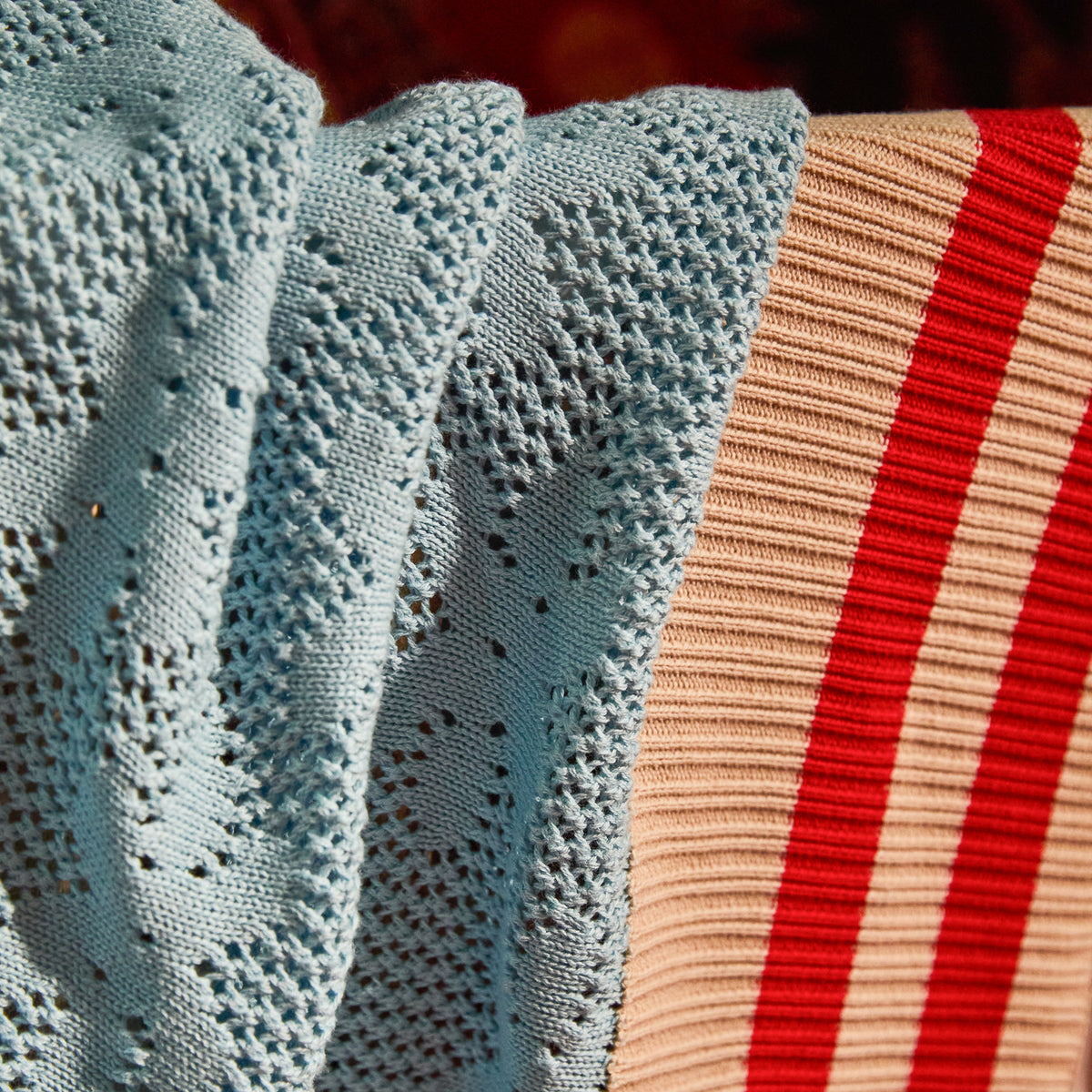 Tabitha Baby Blanket - Calcite Blue