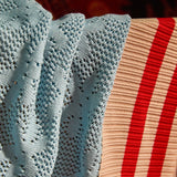 Tabitha Baby Blanket - Calcite Blue